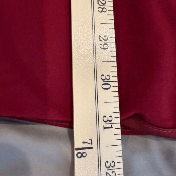 NWT La Femme 25147 Burgundy Red Cocktail Mini Dress Backless Ruffle Size 4 - Picture 14 of 16